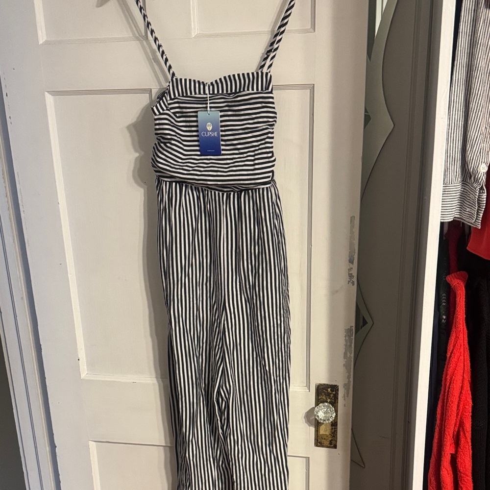 Cupshe Black and White Striped Kids One Piece